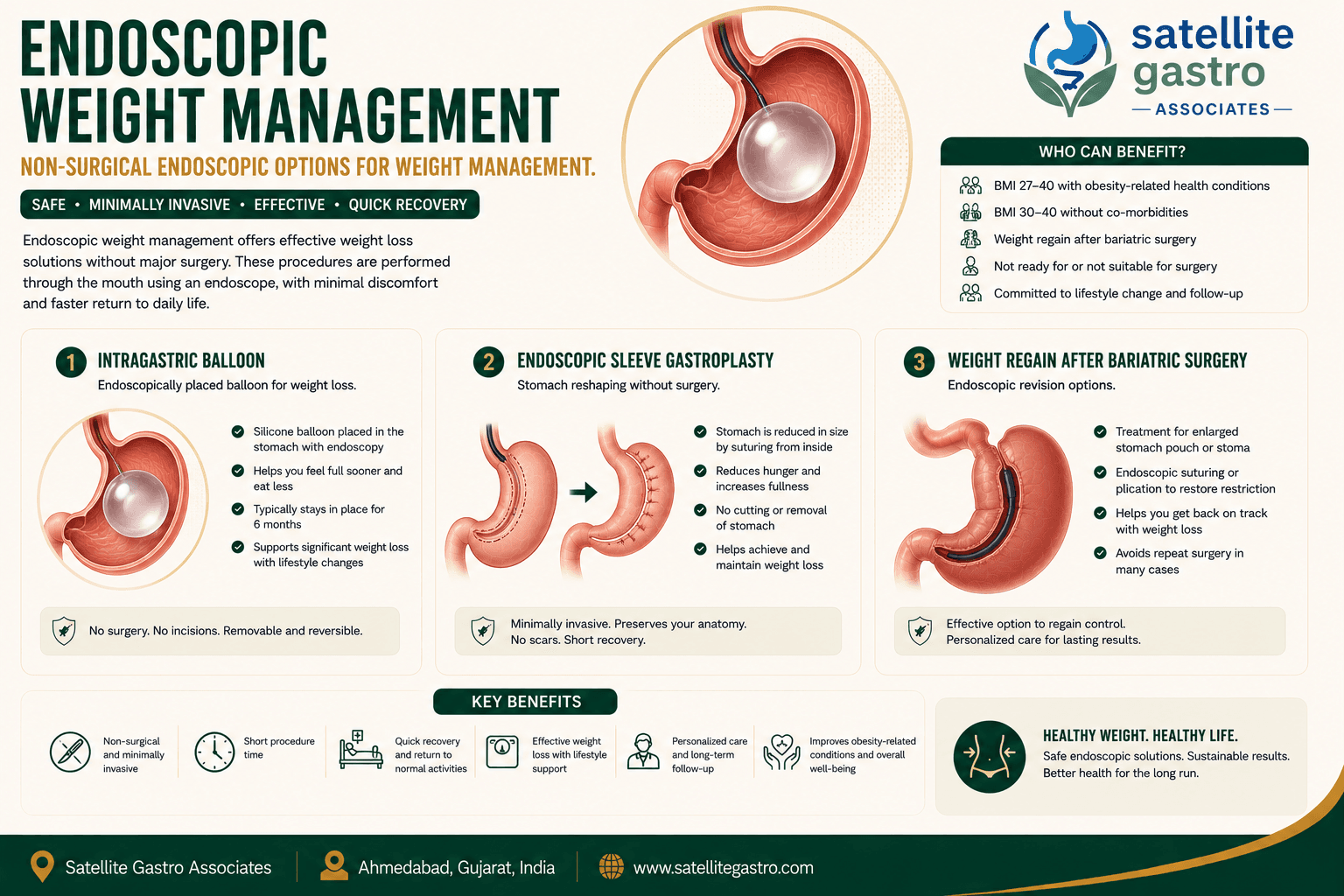 Endoscopic weight management