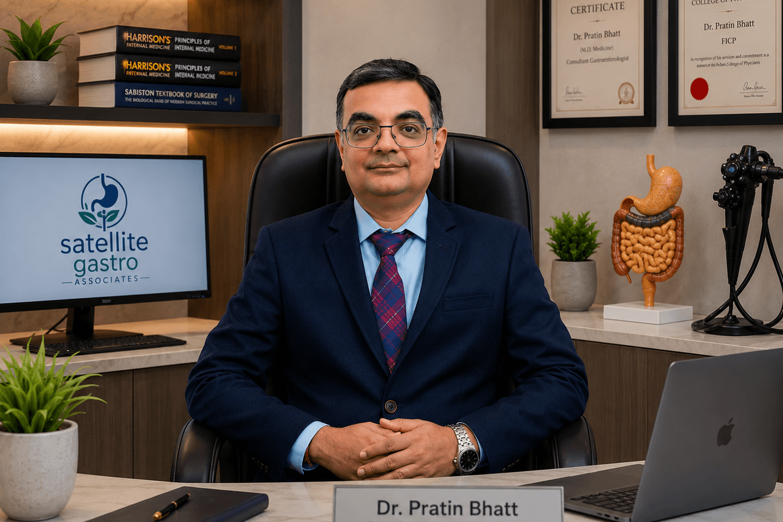 Dr. Pratin Bhatt, Consultant Gastroenterologist, Hepatologist & Endoscopist