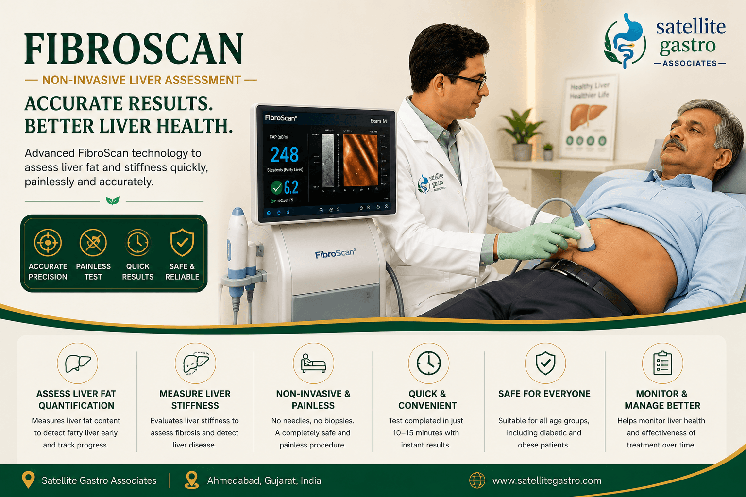 Fibroscan Liver Stiffness and Steatosis Assessment